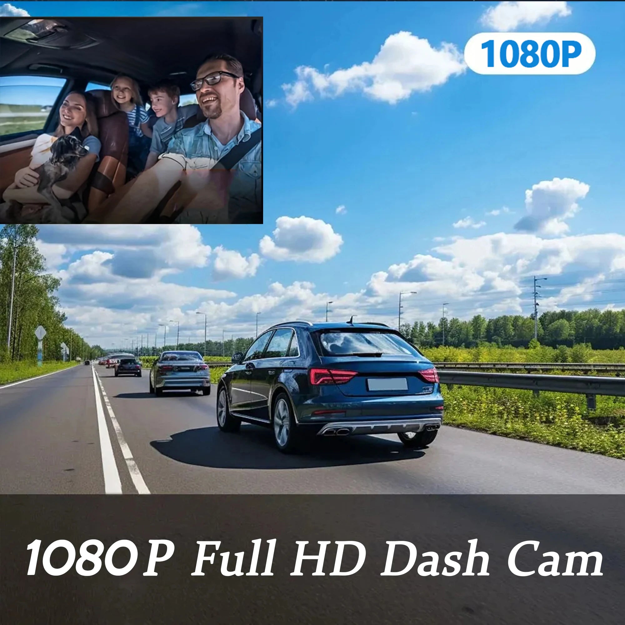 Câmera Dupla para Carro full HD 1980x1080p